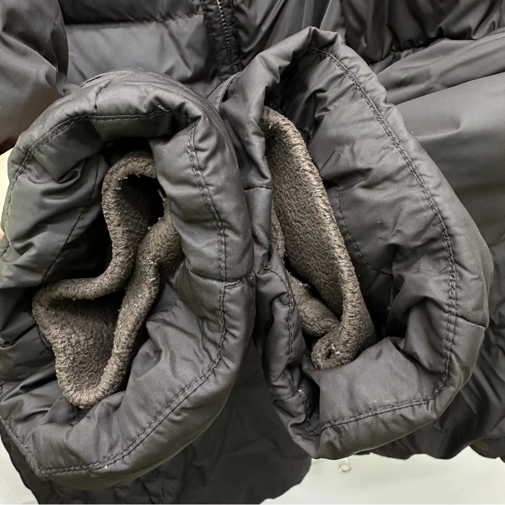 Lands' End goose down filled puffer winter coat‎ women's 1x 16W 18W brown black